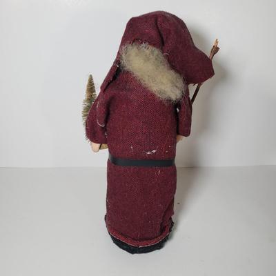 LOT 172F: Collection of Rustic & Woodland Santas-Some Artist Signed