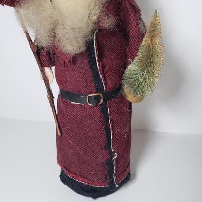 LOT 172F: Collection of Rustic & Woodland Santas-Some Artist Signed