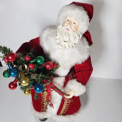 LOT 174F: Lord & Taylor Exclusive, House of Hatten & Karen Didion Lighted Santa