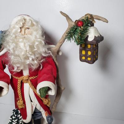 LOT 174F: Lord & Taylor Exclusive, House of Hatten & Karen Didion Lighted Santa