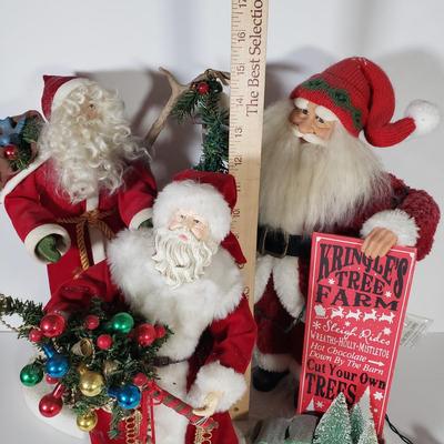 LOT 174F: Lord & Taylor Exclusive, House of Hatten & Karen Didion Lighted Santa