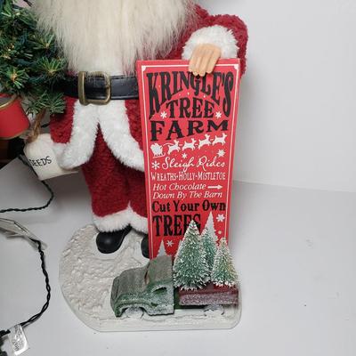 LOT 174F: Lord & Taylor Exclusive, House of Hatten & Karen Didion Lighted Santa