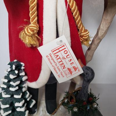 LOT 174F: Lord & Taylor Exclusive, House of Hatten & Karen Didion Lighted Santa