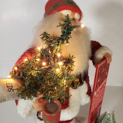 LOT 174F: Lord & Taylor Exclusive, House of Hatten & Karen Didion Lighted Santa