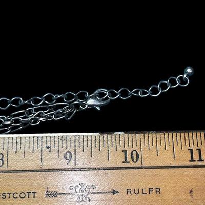 Silver Tone Cross, Tiger / Leopard Print Pendant Necklace