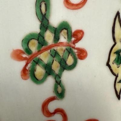 Large Antique Chinese Porcelain Plate with Dragon