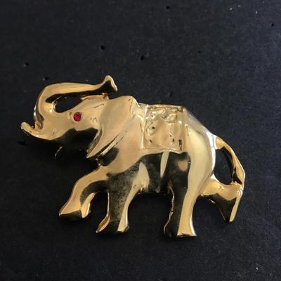 Elephant Brooch