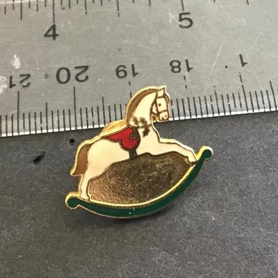 Vintage Hallmark rocking horse Pin