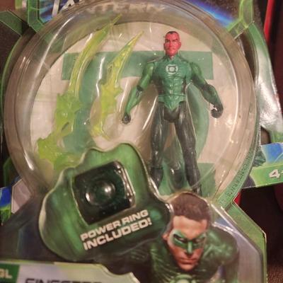 Green Lantern Sinestro Action Figure W/ Power Ring