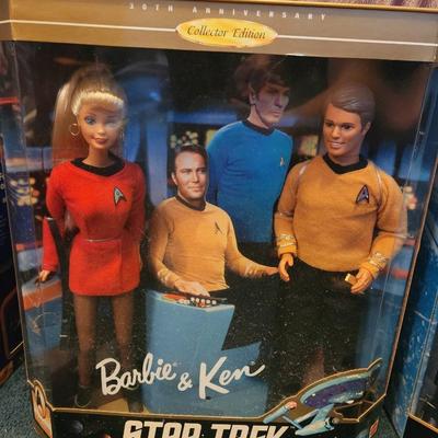30th Anniversary Collectors Edition Barbie and Ken Star Trek Set