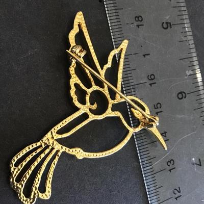 JJ. Hummingbird Brooch