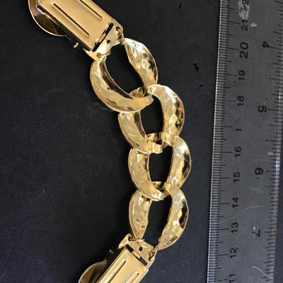 Gold Tone Sweater Clip