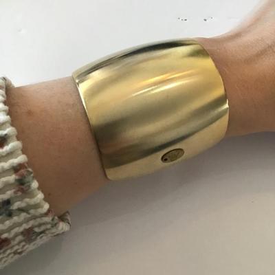 Gold, toned cuff bracelet