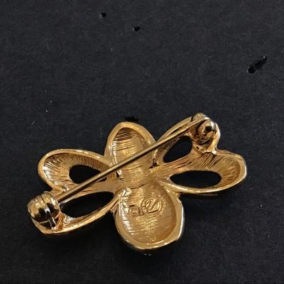 Swarovski Rhinestone Bee signed