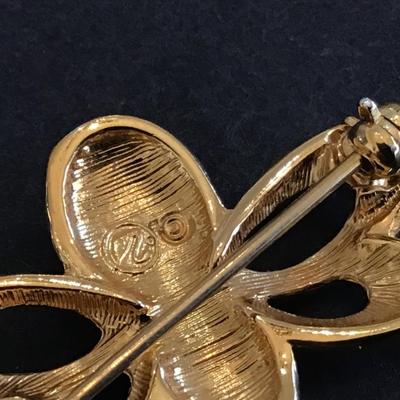 Swarovski Rhinestone Bee signed