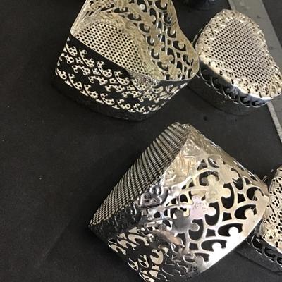 3 Silver Tine Heart Trinket Boxs