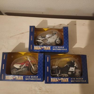 Road Track Collectable motorcycle Models