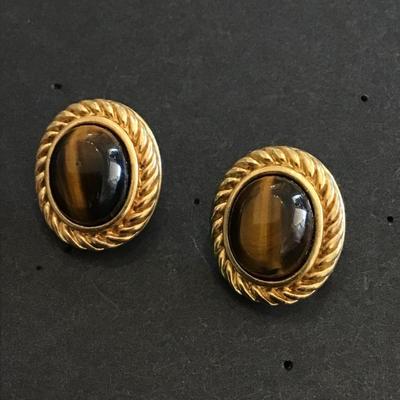 Roman Tigers eye earrings