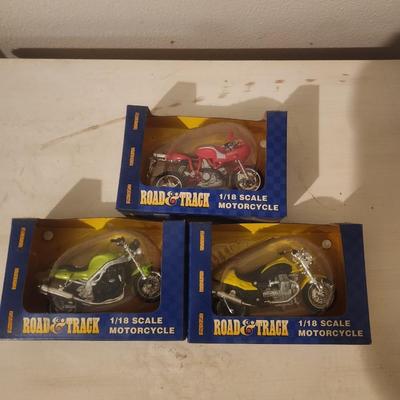 Road Track Collectable motorcycle models