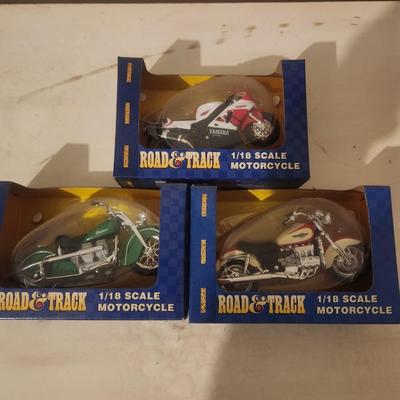 Road Track Collectable motorcycle models