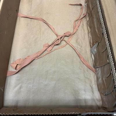Vintage Vouge Leather-wrapped Suitcase