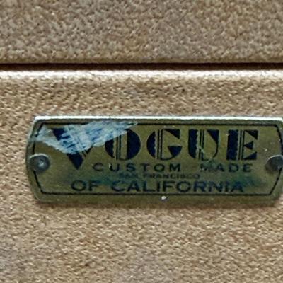 Sale Photo Thumbnail #741: Some wear marks on the outside and a liquid stain on the inside, handle is in great shape and latches work as expected. No Keys. Size is approx. 21" x 14" x 8".
