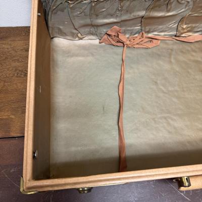 Vintage Vouge Leather-wrapped Suitcase