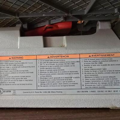 Ridgid scroll saw