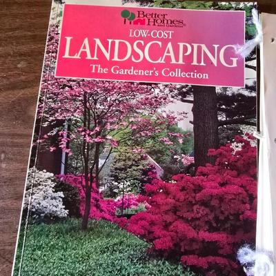 Flowers - Landscaping - Gardening books with flower and vegetable seed packets (some past date)