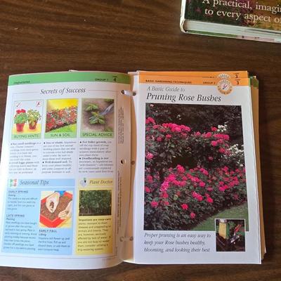 Flowers - Landscaping - Gardening books with flower and vegetable seed packets (some past date)