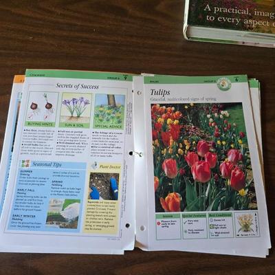 Flowers - Landscaping - Gardening books with flower and vegetable seed packets (some past date)