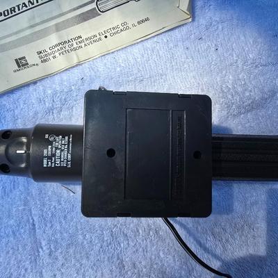 An Assortment of drills and tools, some newer, some vintage