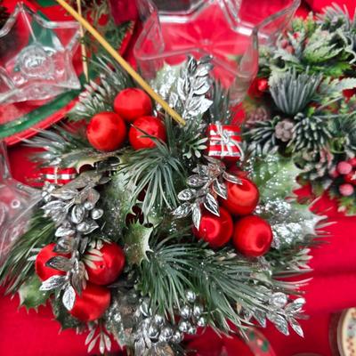 Christmas Decor - Faux pine garland - wreath making supplies - and more