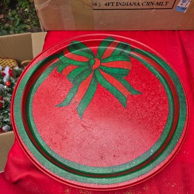 Christmas Decor - Faux pine garland - wreath making supplies - and more