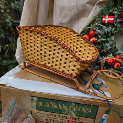 Christmas Decor - Faux pine garland - wreath making supplies - and more