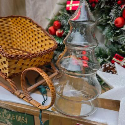 Christmas Decor - Faux pine garland - wreath making supplies - and more
