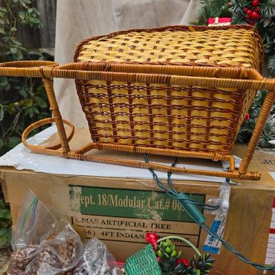Christmas Decor - Faux pine garland - wreath making supplies - and more