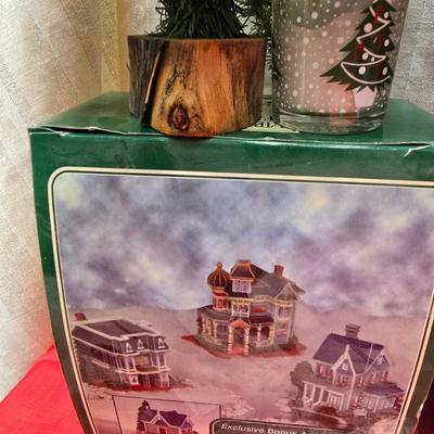 Lots of Christmas Decor - ornaments - collectibles - snowmen -10" fiber optic Santa - candles and more