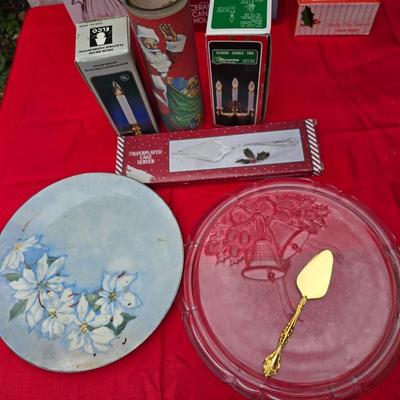 Lots of Christmas Decor - ornaments - collectibles - snowmen -10" fiber optic Santa - candles and more