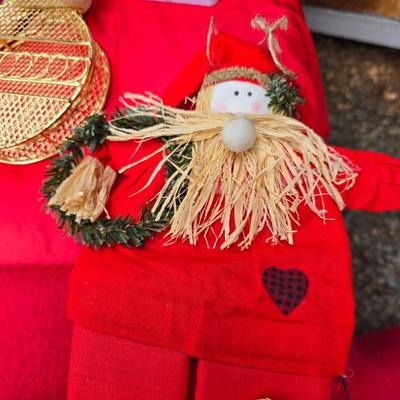 Lots of Christmas Decor - ornaments - collectibles - snowmen -10" fiber optic Santa - candles and more