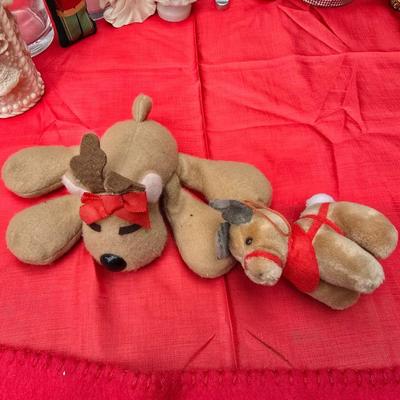 Lots of Christmas Decor - ornaments - collectibles - snowmen -10" fiber optic Santa - candles and more