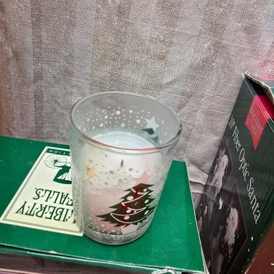 Lots of Christmas Decor - ornaments - collectibles - snowmen -10" fiber optic Santa - candles and more