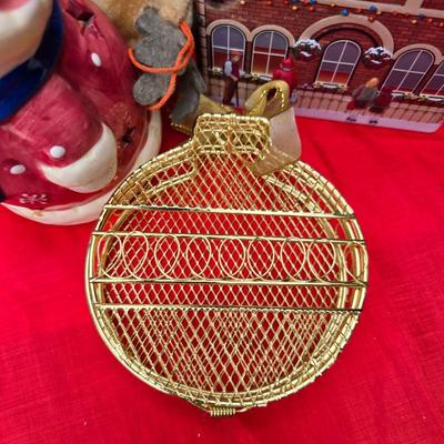 Lots of Christmas Decor - ornaments - collectibles - snowmen -10" fiber optic Santa - candles and more