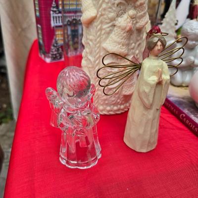 Lots of Christmas Decor - ornaments - collectibles - snowmen -10" fiber optic Santa - candles and more