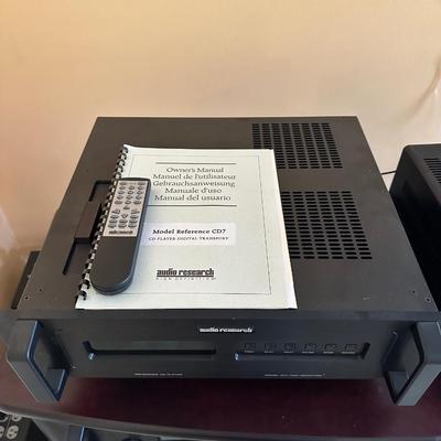 Audio Research Reference CD7 Vacuum Tube CD Player with Remote & Manual