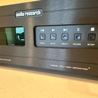 Audio Research Reference CD7 Vacuum Tube CD Player with Remote & Manual