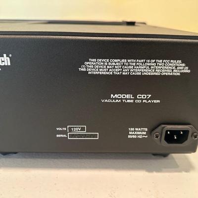 Audio Research Reference CD7 Vacuum Tube CD Player with Remote & Manual