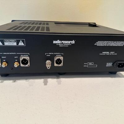 Audio Research Reference CD7 Vacuum Tube CD Player with Remote & Manual