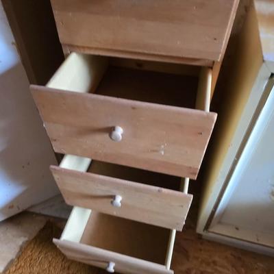 Small 5 drawer lingerie dresser - raw wood