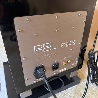 REL Acoustics R-305 Sub-Bass System – High-End Powered Subwoofer w/ Manual